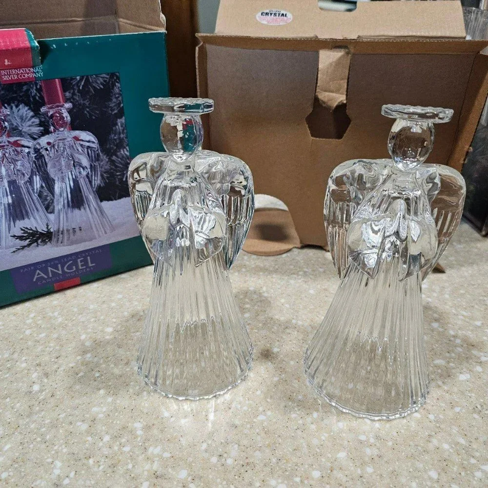 Angel candle holders - Picture 2 of 2